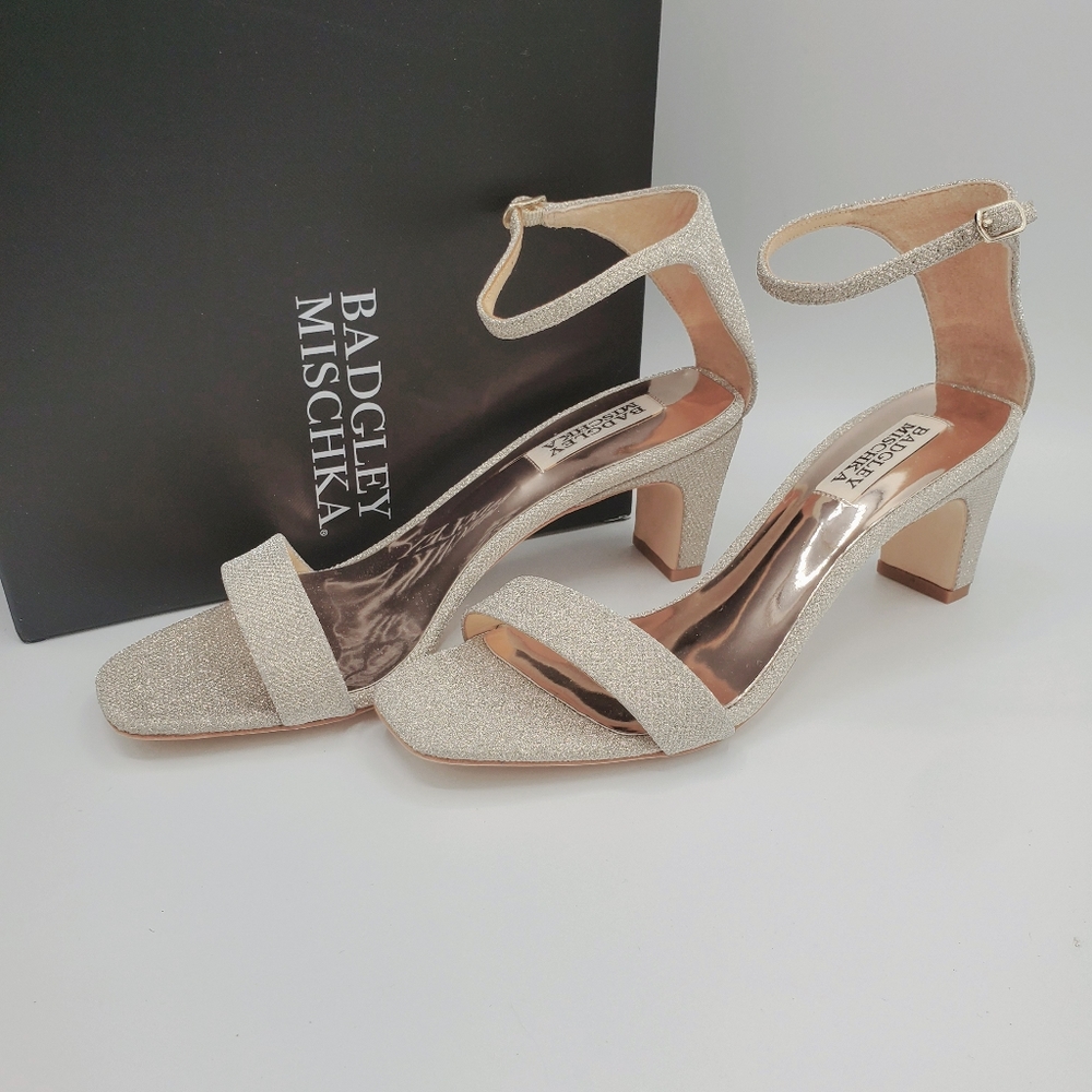 Badgley Mischka Aida heels NIB